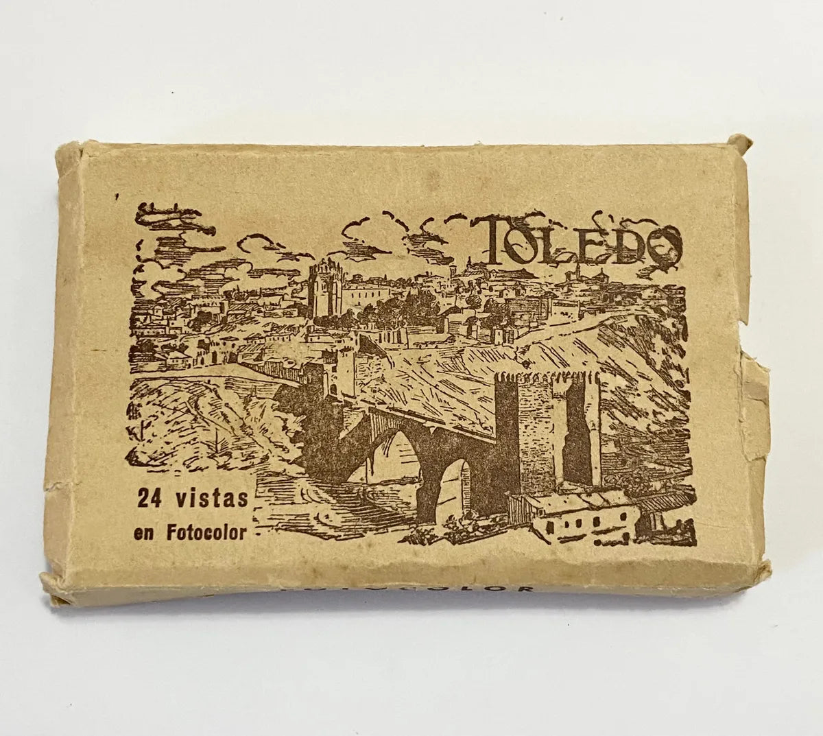 24 Cartões Postais Fotos Antigas Toledo - Espanha Dec 60