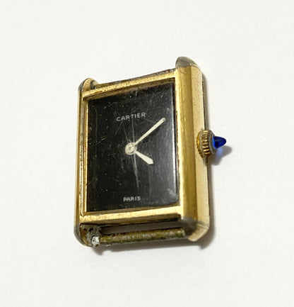 Relógio Antigo Cartier Paris Dourado