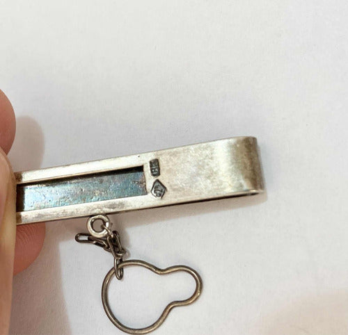 Prendedor De Gravata Antigo Prata 925