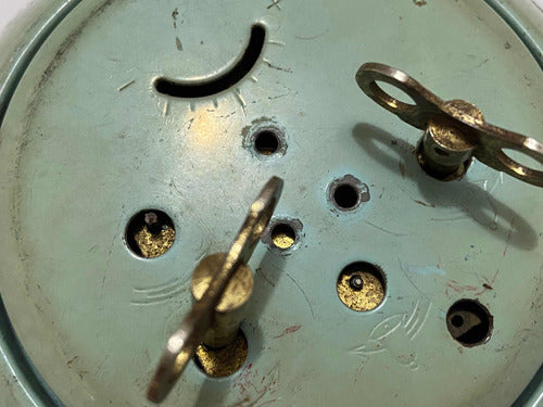 Relógio Despertador Antigo Metal Galo Jam Loceng Ayam China