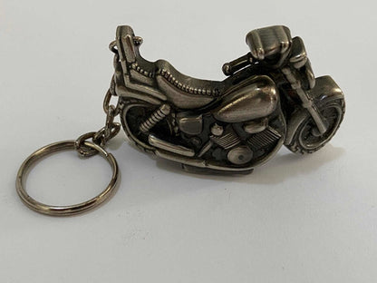 Antigo Chaveiro Moto Harley Com Relógio Mb Quartz