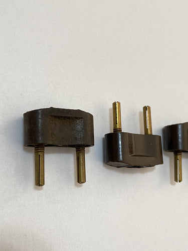 Tomada Macho Antiga De Baquelite Lote 3