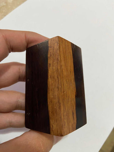 Antigo Porta Lapis / Caneta Em Madeira Nobre