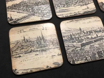 Fotos Antigas Europa Em Placa De Madeira