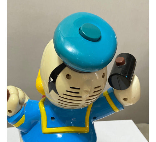 Raro Relógio Despertador Pato Donald Brinquedo Disney Japão