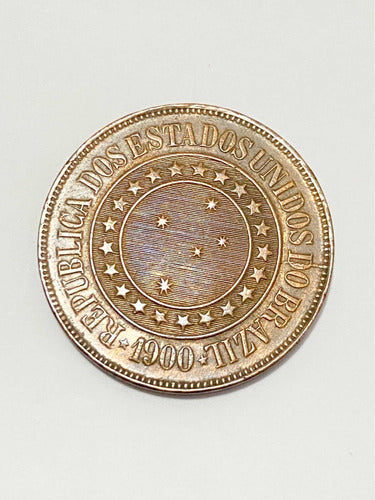 Moeda Antiga 40 Reis 1900