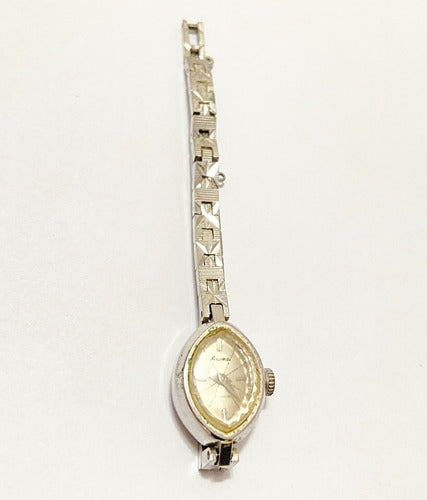 Relógio Antigo Oval Suiço Aroma Incabloc