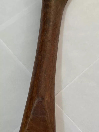 Antigo Cajado Bengala Arte Indígena Madeira Nobre