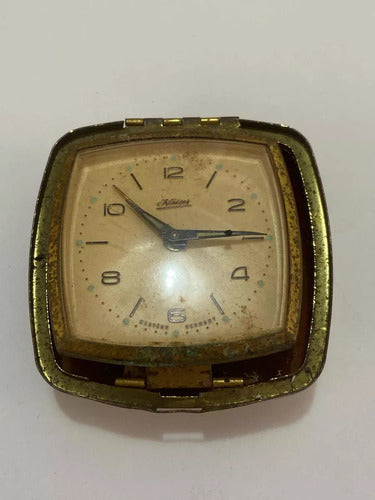 Relógio Antigo De Mesa Kaiser Western Germany Alemão