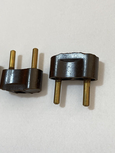 Tomada Macho Antiga De Baquelite Lote 3