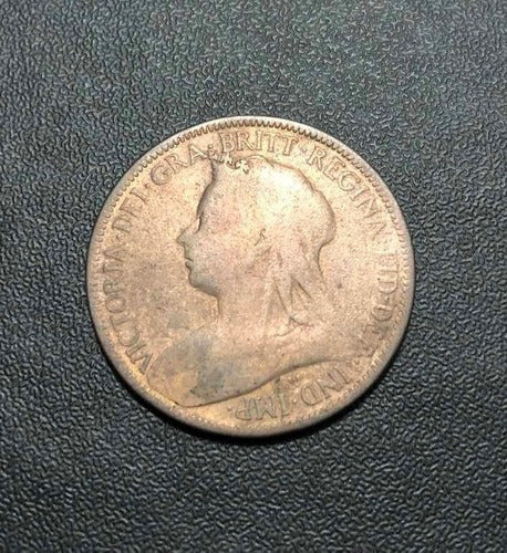 Antiga Moeda De Bronze 1899 Grã Bretanha 1/2 Penny