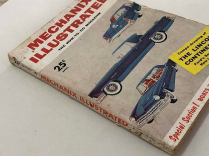 Revista Antiga Automóveis 1950 Mechanix Iillustrated Lincoln