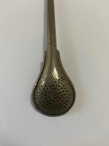 Bomba Para Chimarrão Alpaca Antiga