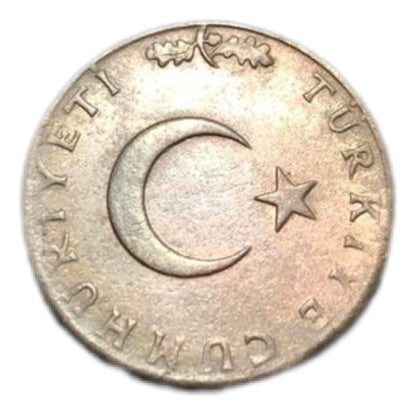 Moeda Antiga De Bronze 1959 Turquia 10 Kurus