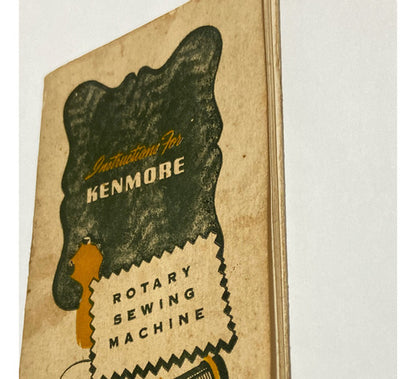 Manual Máquina De Costura Antiga Kenmore