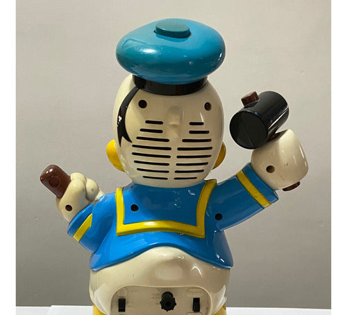 Raro Relógio Despertador Pato Donald Brinquedo Disney Japão