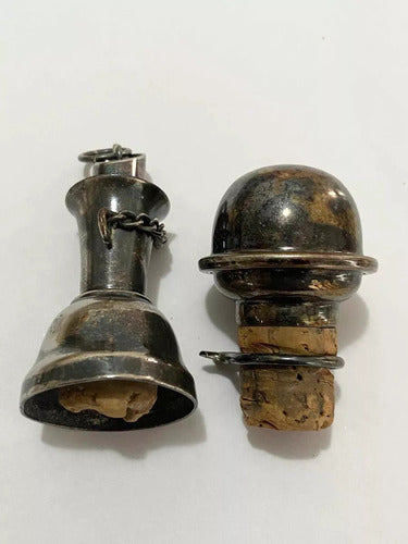 Bicos Dosadores Antigos Em Metal Para Garrafa