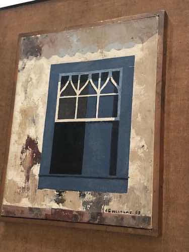 Quadro Antigo Assinado J. Giullaume 1969 Janela