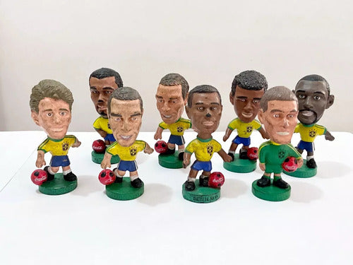 Coleção Bonecos Antigos Coca Cola Mini Craque Brasil Copa 98