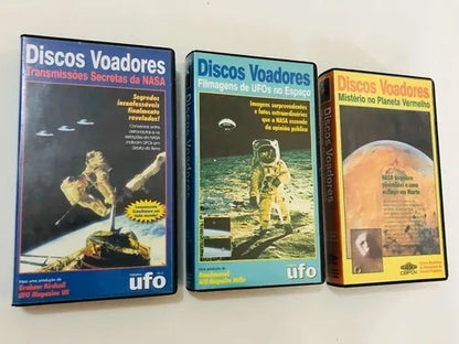 Fita Antiga Vhs Discos Voadores Ovni Alienigena