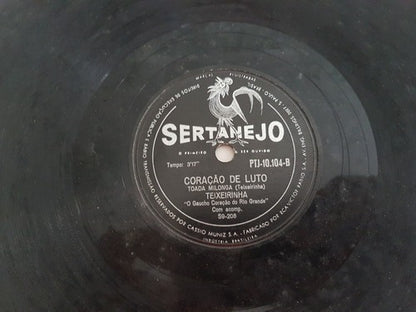 Antigo Disco Raro Teixeirinha 78rpm - 1960