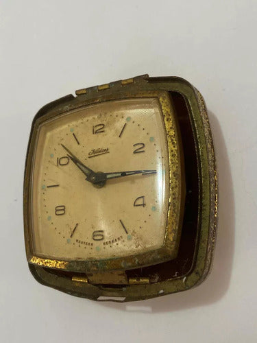 Relógio Antigo De Mesa Kaiser Western Germany Alemão