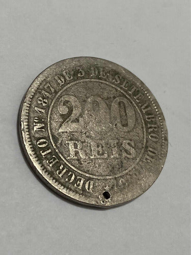 Antiga Moeda 200 Reis 76 - Lote 3