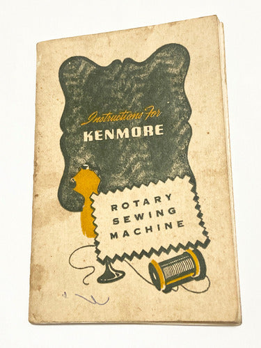 Manual Máquina De Costura Antiga Kenmore