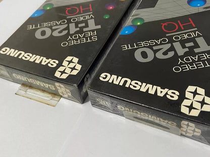 Fitas Antigas Vhs Lacradas Virgem Samsung T 120 Stereo Video