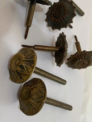 Suportes De Bronze Antigo Para Para Cortina - 7uni