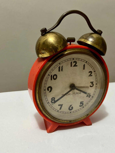 Antigo Relógio Despertador Marca Tam Tam