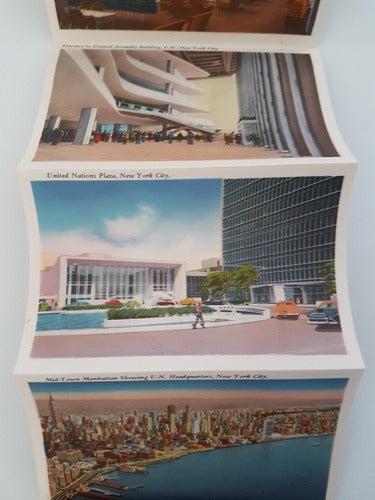 Cartão Postal Antigo Lembrança Saudações De Nova Iorque Eua