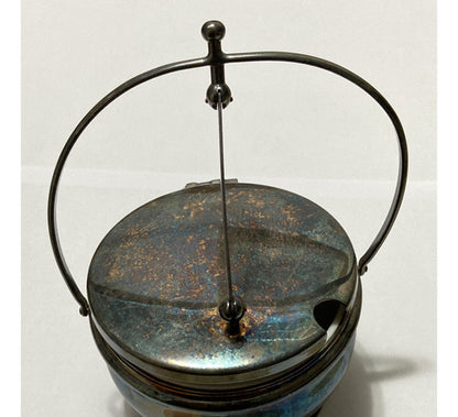 Açucareiro Antigo Em Metal Anos 50 Cor Prata