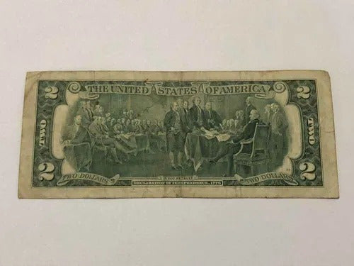 Cédula Antiga Two Dollars 1975 K
