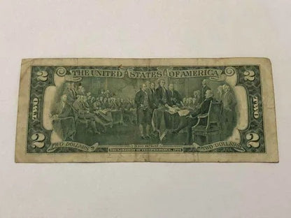 Cédula Antiga Two Dollars 1975 K