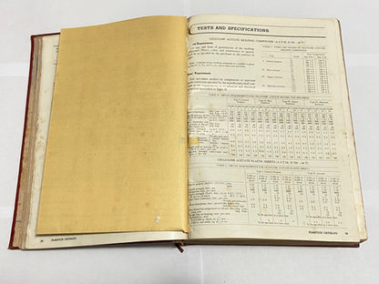 Livro Antigo Catálogo De Plásticos -  A Enciclopédia 1945