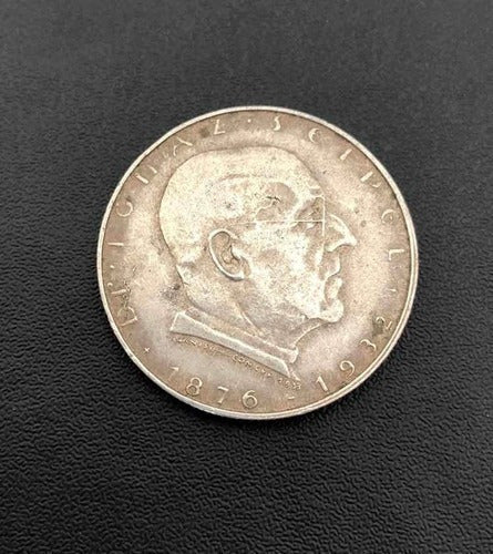 Antiga Moeda De Prata 1932 Austria 2 Schilling