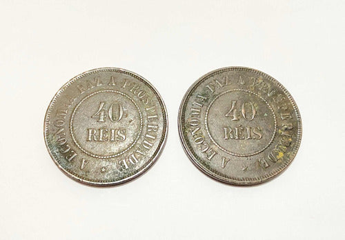 Moedas Antigas 40 Réis 1912 - Lote 2