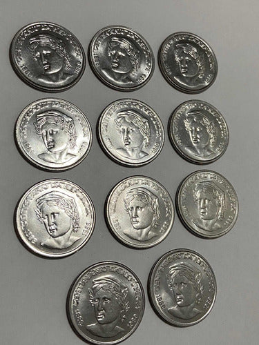 Lote Moedas Antigas Brasil 1 Cruzado