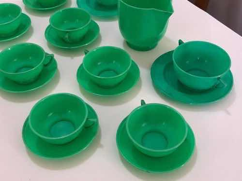 Lote De Xicaras E Pires Brinquedo Antigo Trol