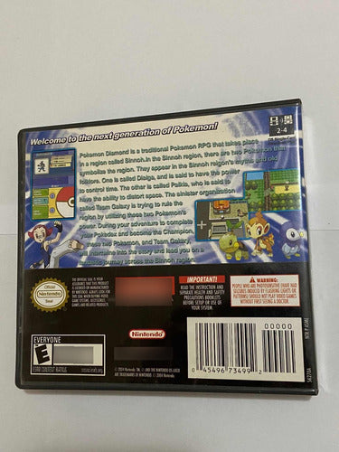 Jogo Pokemon Diamond Version Nintendo Ds