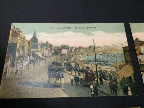 Cartões Postais Antigos Coloridos Le Havre França