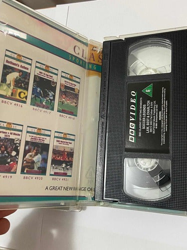 Antigas Fitas Vhs Bbc Futebol Inglês Premier League