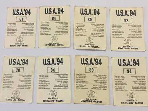 Figurinhas Antigas Copa Do Mundo 94 Seleção Do Brasil
