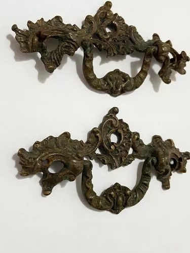 Puxadores Com Pingentes Para Móveis Em Bronze Estilo Xv