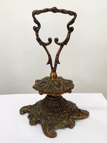 Suporte De Fruteira Em Bronze