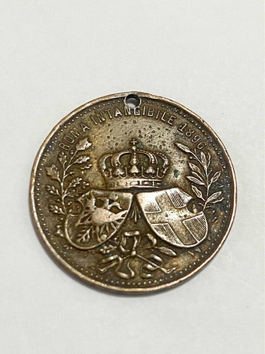 Medalha Antiga Roma Intangibile 1896 - Itália Unificada