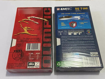 Fita Antiga Vhs Lacrada Virgem Emtc Basf E Emtec Eq T-160
