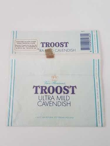 Embalagem Antiga De Tabaco Cigarro Troost