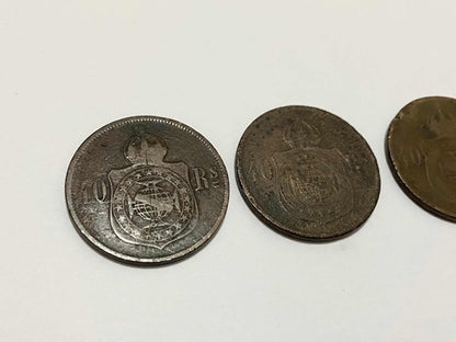 Antigas Moedas 40 Réis - 73 / 74 / 77